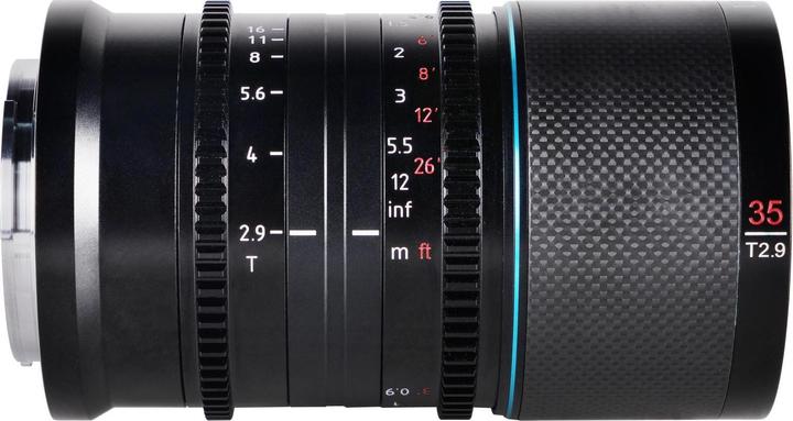 Image du produit Sirui Saturn 35mm T2.9 1.6x Objectif plein format en carbone anamorphique DJI DL Mount D35B (Dji DL Mount, Plein format)