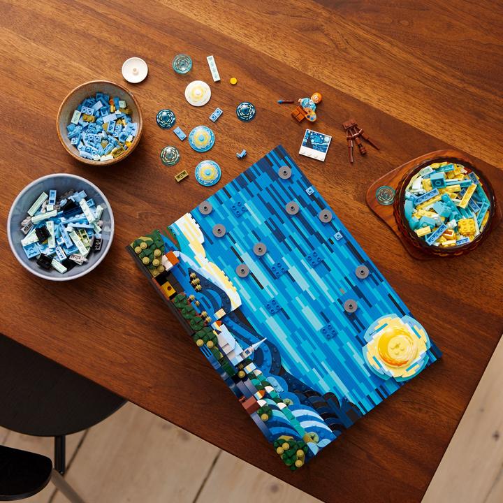 Image du produit LEGO Vincent van Gogh - Nuit étoilée (21333, LEGO difficiles à trouver, LEGO Icons)