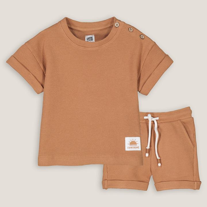 Immagine prodotto La Redoute Collections Set di maglietta e pantaloncini (86)