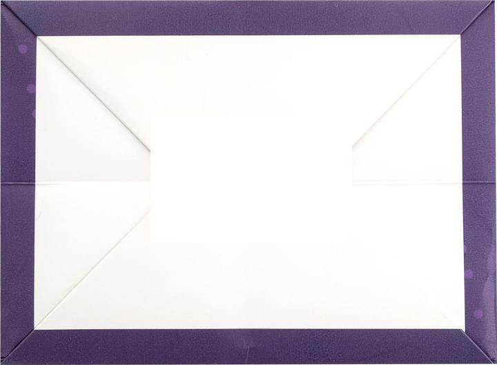 Produktbild Idena Flaschentasche Weihnachten lila 12x9x36cm (Geschenktüte)