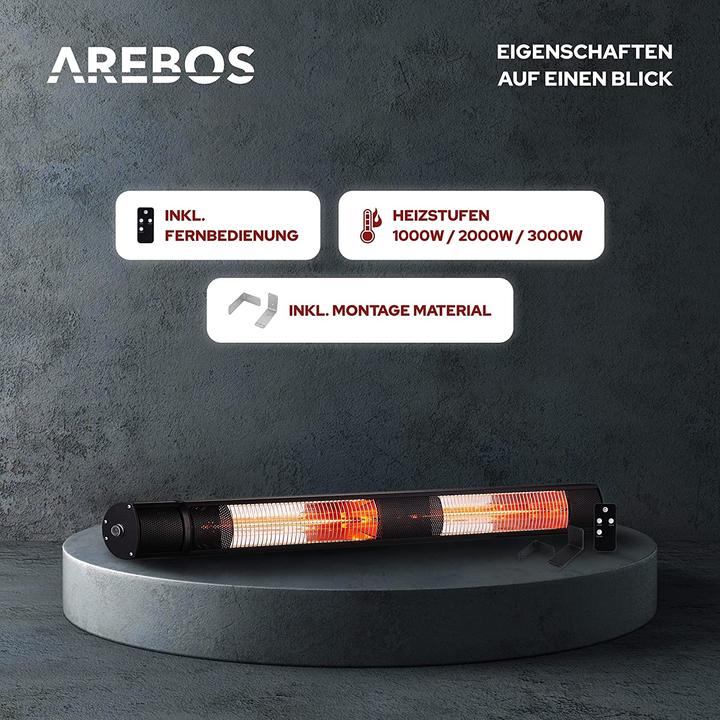 Immagine prodotto Arebos Stufetta (3000 W)