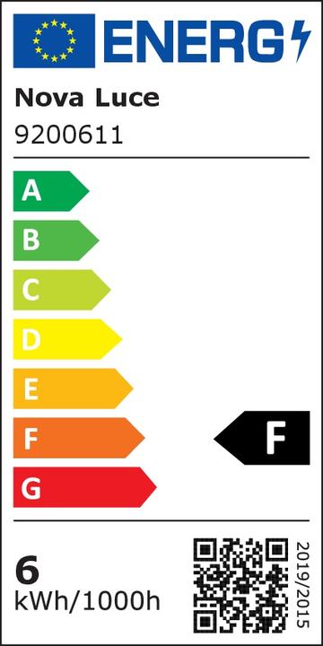 Label énergétique Nova Luce Ceci (520 lm)