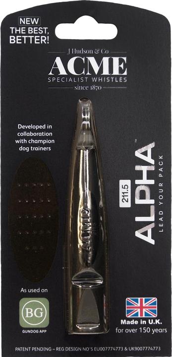 Acme Made ACME Hochfrequenzpfeife Alpha, 211.5, Schwarz