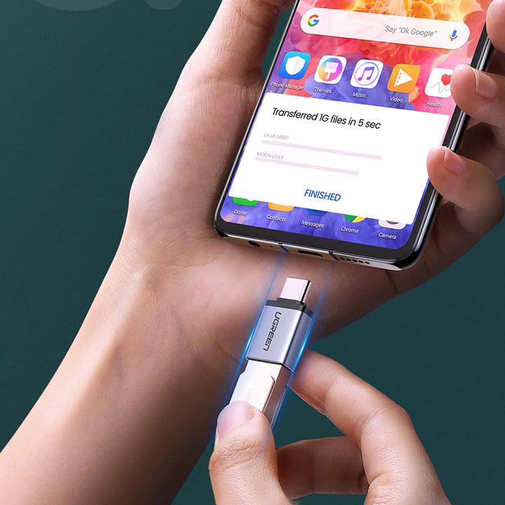 Image du produit Ugreen Adaptateur USB-C 3.1 vers USB-A 3.0 femelle (USB Type C, USB-A)