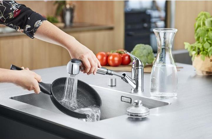 Actual product image DrinkPure Drinking water filter w. spray New Look, transparent/chrome