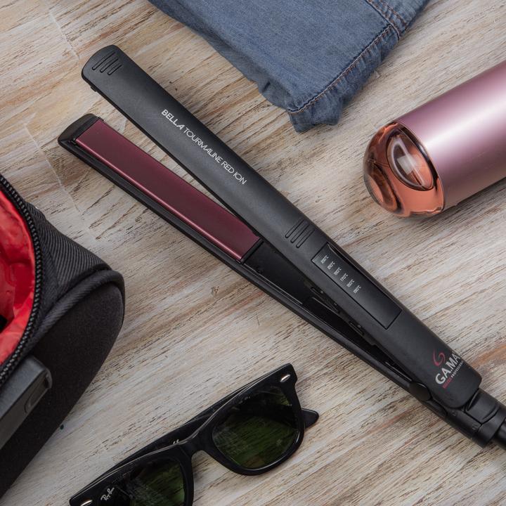 Immagine prodotto GAMA GA.MA Bella Tourmaline Glätteisen Warm Schwarz 49 W 2 5 m (Piastra per capelli)