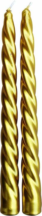 Produktbild Magic Lights Kerzen Deko Gold Ø 2 x 24 cm (2 Stk.)