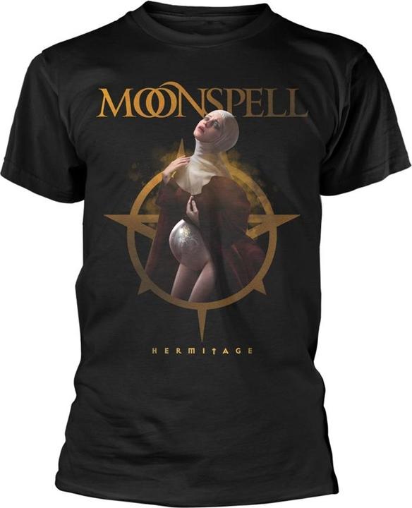 Universal Textiles Moonspell Unisex Adult Hermitage T-Shirt (3XL) (Black) (3XL)