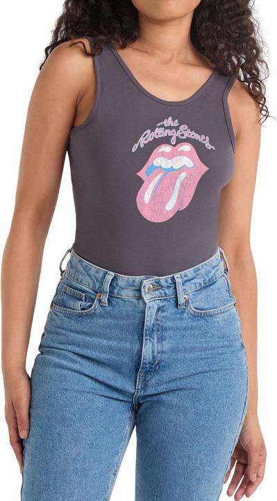 Actual product image Amplified Womens/Ladies Washed Out The Rolling Stones Bodysuit (L)