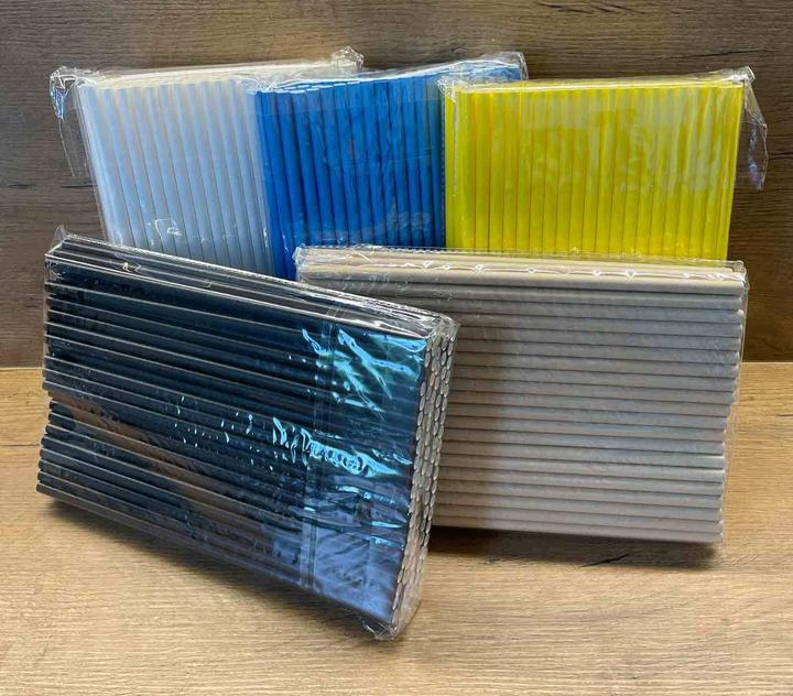 Actual product image Luxentu Paper drinking straws Jumbo (100 x)