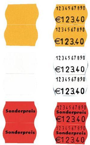 Image du produit Favorit Étiquettes pour les armes de prix