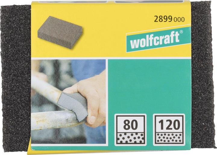 Actual product image wolfcraft wolfcraft 1 sanding block SiC K80,120,100x67x25mm (P80, P120)