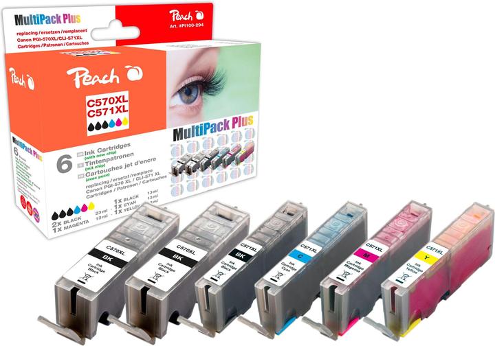 Produktbild Peach Pgi-570xl/Cli-571xl (M, C, Y, PBK, BK)