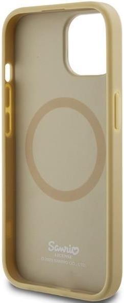 Image du produit Hello Kitty HKHMP14SPGHCKD iPhone 14 6.1" złoty/or hardcase cuir Kitty Head MagSafe (Apple iPhone 14)