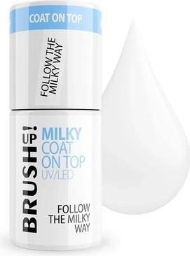 Brush up Brushup Milky Coat On Top Uv Led Hybrid Top Follow The Milky Way 5g