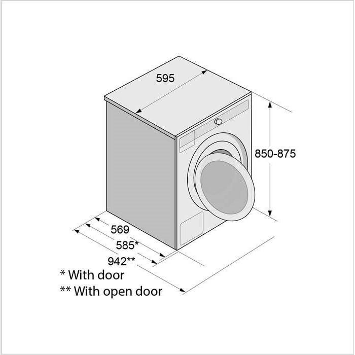 Produktbild Asko WMC 6863P.W (8 kg, Links)
