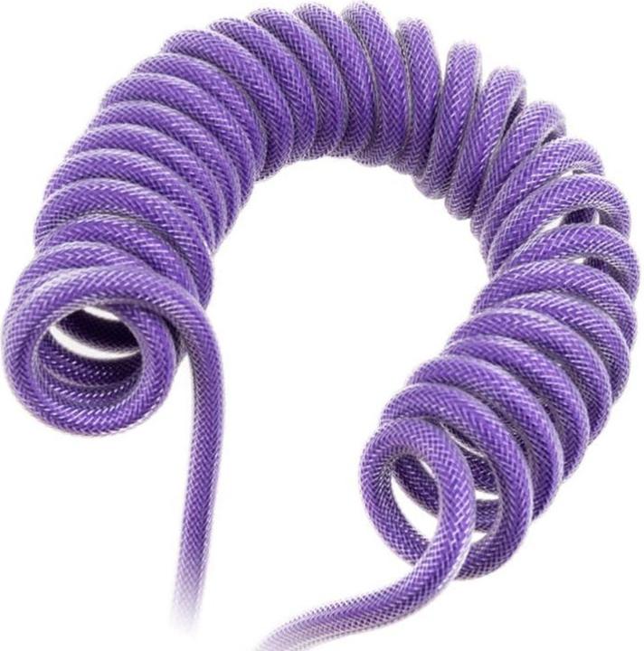 Image du produit Ducky Câble spiralé Premicord Joker, USB Type C vers Type A (1.80 m, USB 2.0)