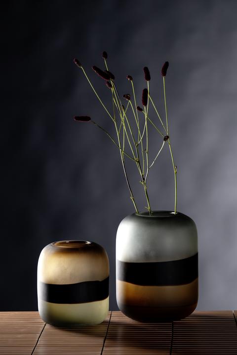 Actual product image Leonardo Vase Sabbia 26 cm, Braun/Transparent (1 x)