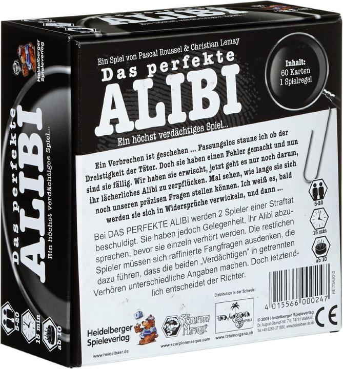 Produktbild Das perfekte Alibi (Deutsch)