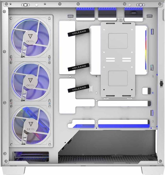Produktbild Modecom Computergehäuse VOLCANO STELLAR ARGB MIDI 5F (Mini-ITX, ATX, mATX)