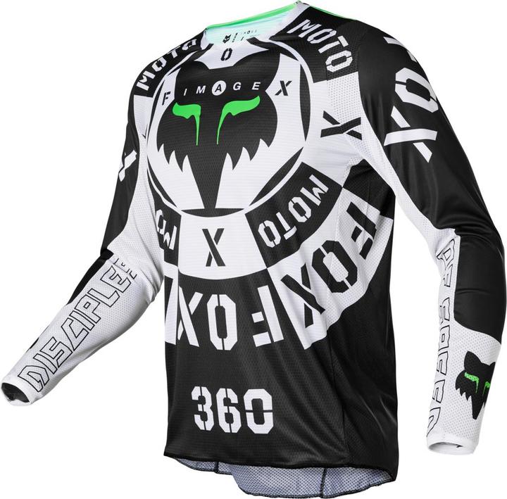 Fox 360 NOBYL Jersey schwarz-weiss XL (XL)