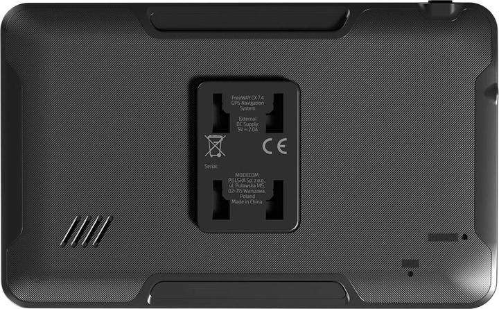 Produktbild Modecom FreeWAY CX 7.4 CAR NAVIGATION + MapFactor Karten von Europa (7")