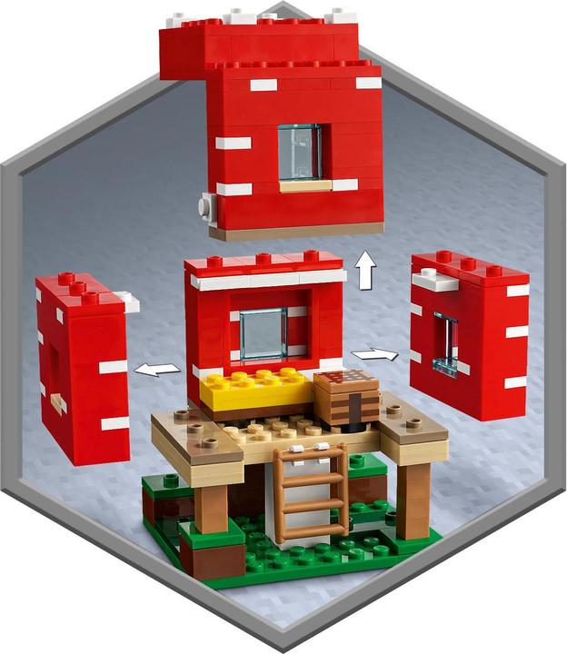 Produktbild LEGO Das Pilzhaus (21179, LEGO Minecraft)