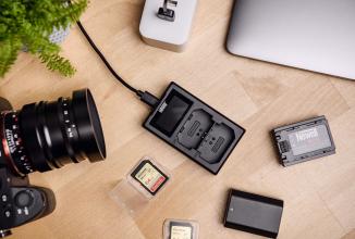 Image du produit Newell Chargeur de caméra FDL-USB-C Chargeur à deux canaux pour batteries NP-W126 (Chargeur de batterie d'appareil photo)