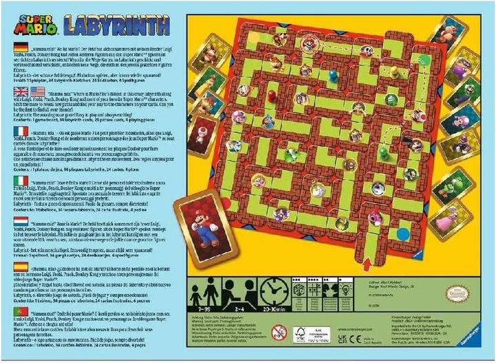 Produktbild Ravensburger Super Mario Labyrinth (Deutsch, Französisch, Niederländisch, Italienisch, Portugiesisch, Englisch)
