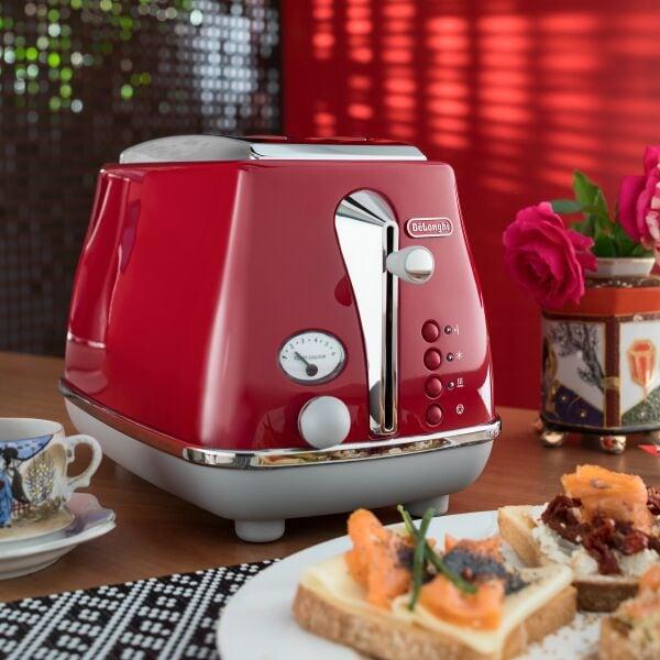 Productafbeelding De'Longhi Broodrooster CTOC2103.R