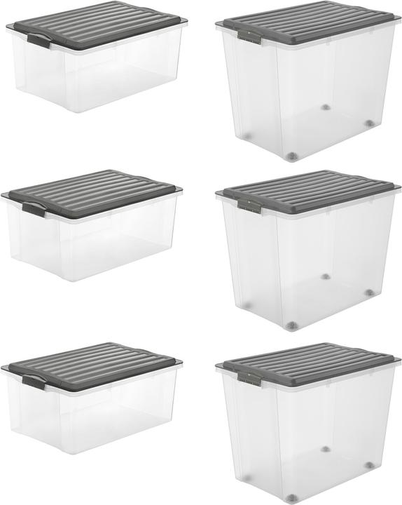 Rotho Compact (3x 38l + 3x 70l)