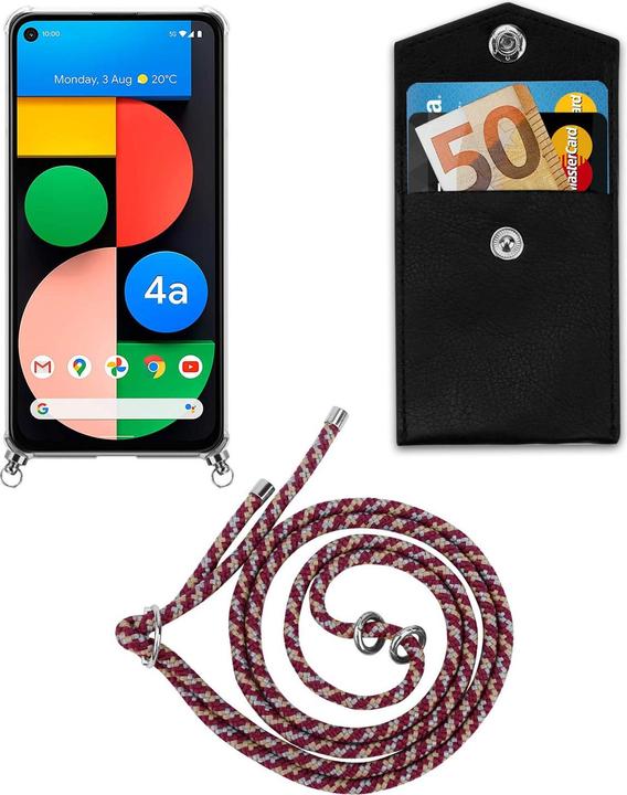 Produktbild Cadorabo TPU Handy Kette SILBER Cover