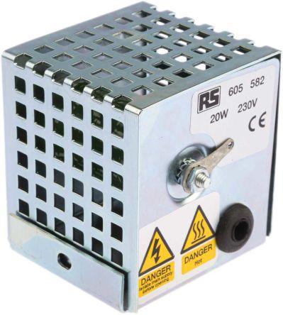 Produktbild Rs Pro Schaltschrank-Heizung, 20W, 45°C, 230V ac x