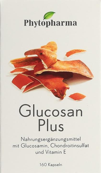 Produktbild Phytopharma Glucosan PLUS mit Glucosamin und Chondroitin für die Gelenke (160 Stück, Kapseln, 127 g)
