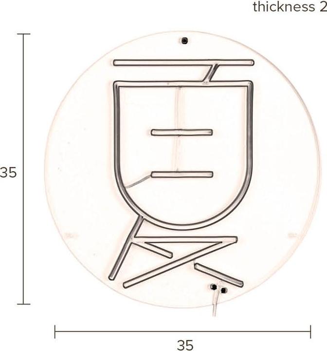 Produktbild Dutchbone Sya Summer Neon Wall Light
