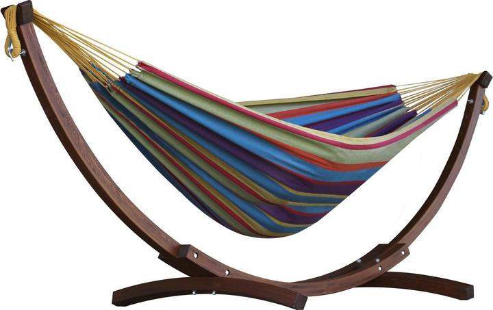 Vivere Double Hammock Wooden Frame (204 kg)