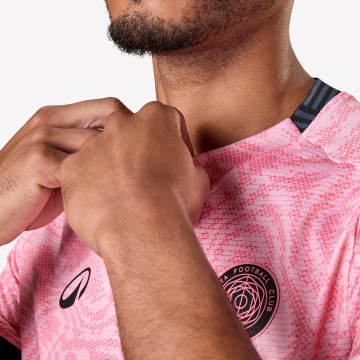 Actual product image Kipsta Damen/Herren Fussball Trikot kurzarm - Viralto II Snake rosa/schwarz (L)