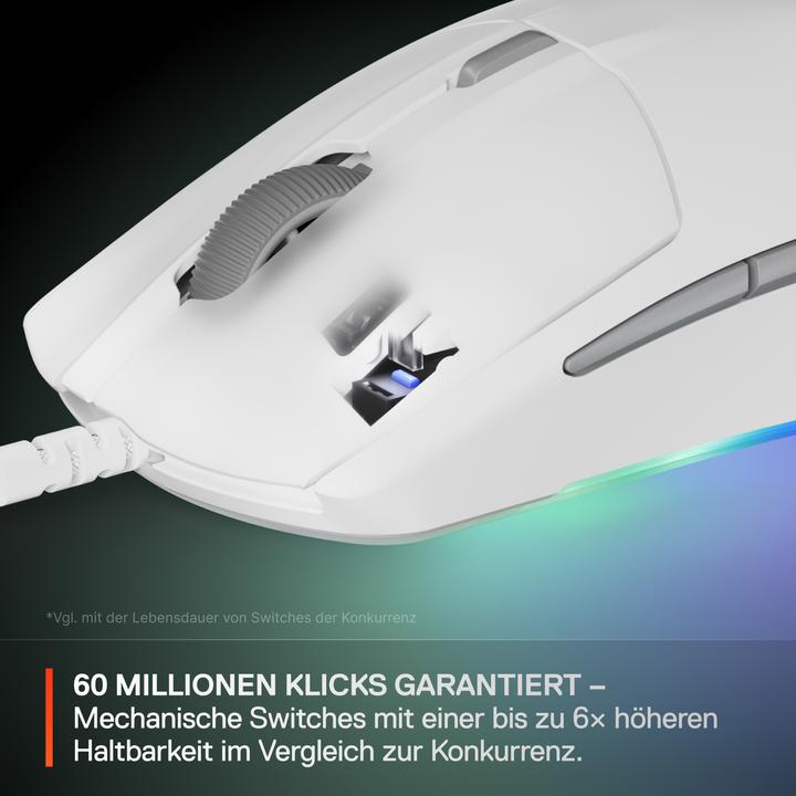 Productafbeelding SteelSeries Rival 3 Gen 2 - White (Bedraad)