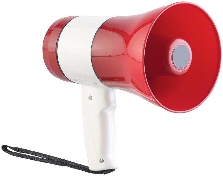 Infactory Battery MP3 megaphone with USB & SD slot (Screen protective film)
