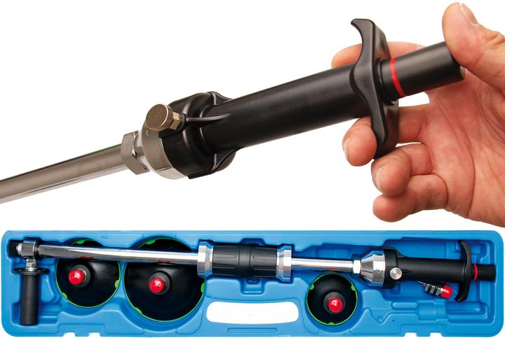 Actual product image BGS Vacuum Body Repair Set with Sliding Hammer (with hand Pump)