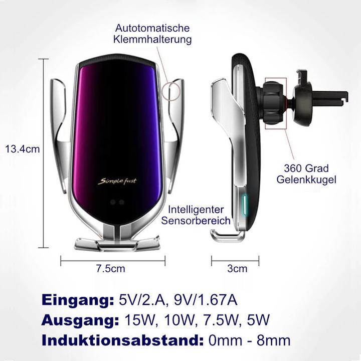 Produktbild Hermex Smartphonehalterung Fahrzeug Handyhalterung Auto Handyhalter Laden