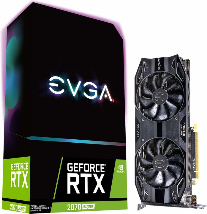 Actual product image EVGA GeForce RTX 2070 Super Black Gaming (8 GB)