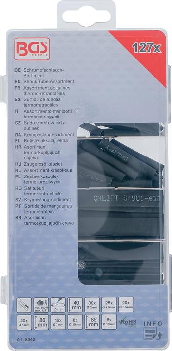 Produktbild BGS Schrumpfschlauch-Sortiment (127 x)