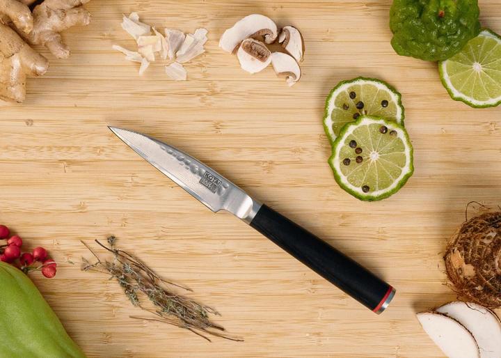 Actual product image Kotai Paring knife Damas Pakka (10 cm)