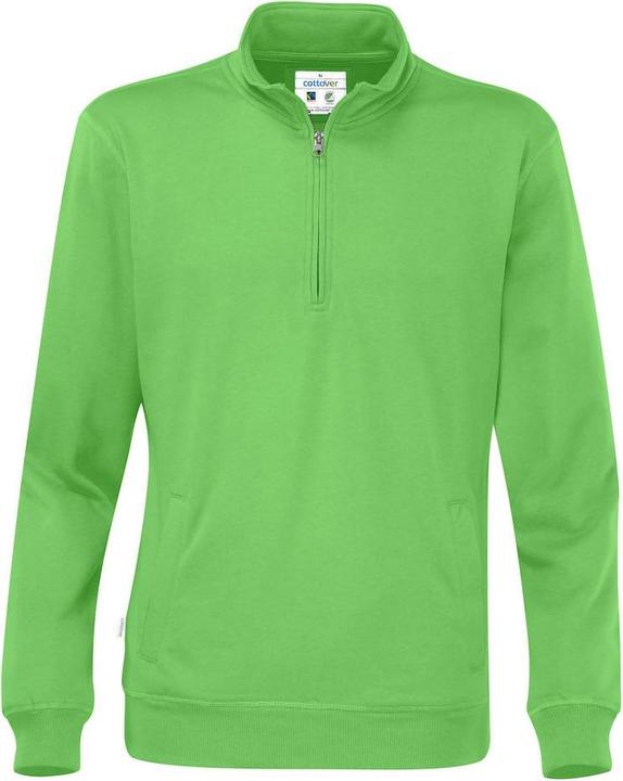 Cottover Sweatshirt mit halbem Reissverschluss (L)