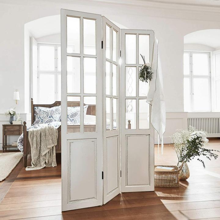 Produktbild Loberon Paravent Torbin creme