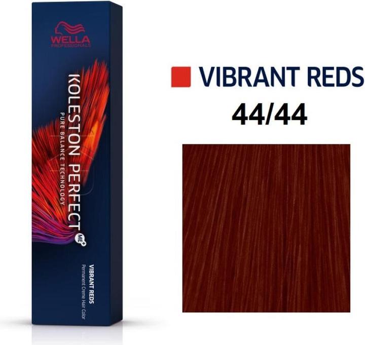 Actual product image Wella Professionals - Koleston Perfect ME â"¢ Vibrant Reds Permanent Hair Colour 60 ml - Shade: 44/44 (44)
