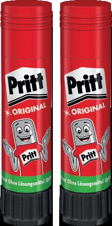 Actual product image Pritt Glue stick 11 g, 2 pieces