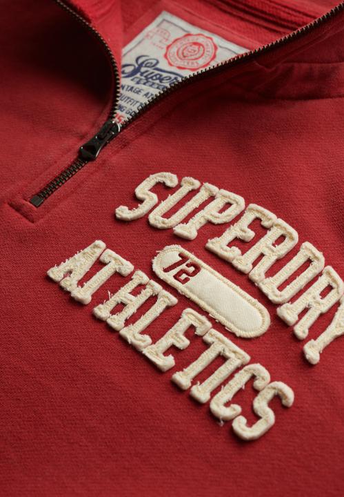 Immagine prodotto Superdry Vintage Athletic Sweatshirt mit halblangem Reissverschluss (XL)