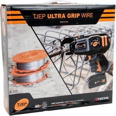 Productafbeelding TJEP Binddraad 40 rollen Ultra Grip, gegalvaniseerd, 0,8 mm x 100 m